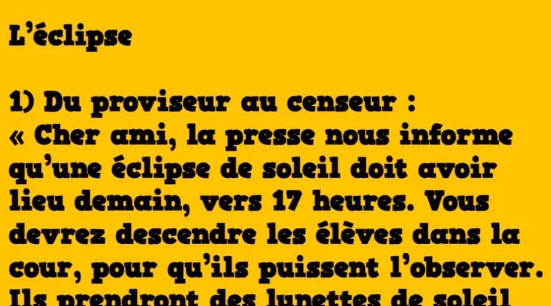 Blague la gestion à la française