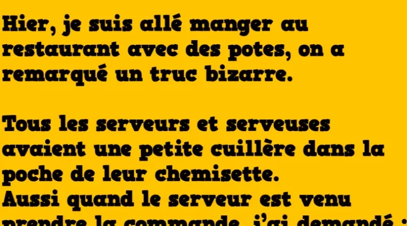 blague à la petite cuillère
