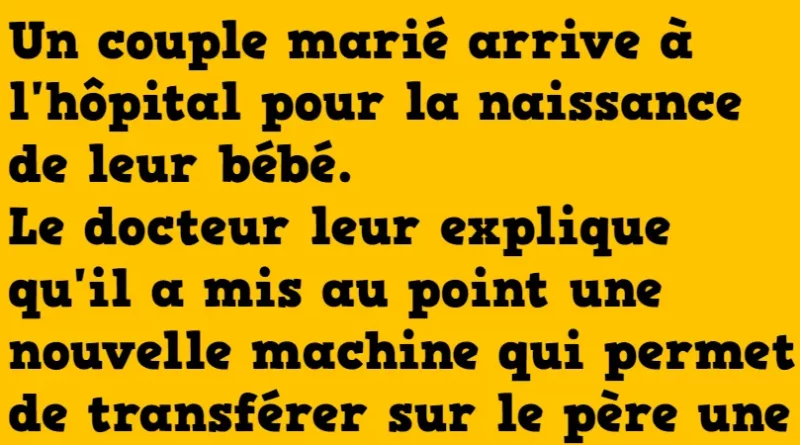 blague accouchement sans douleur