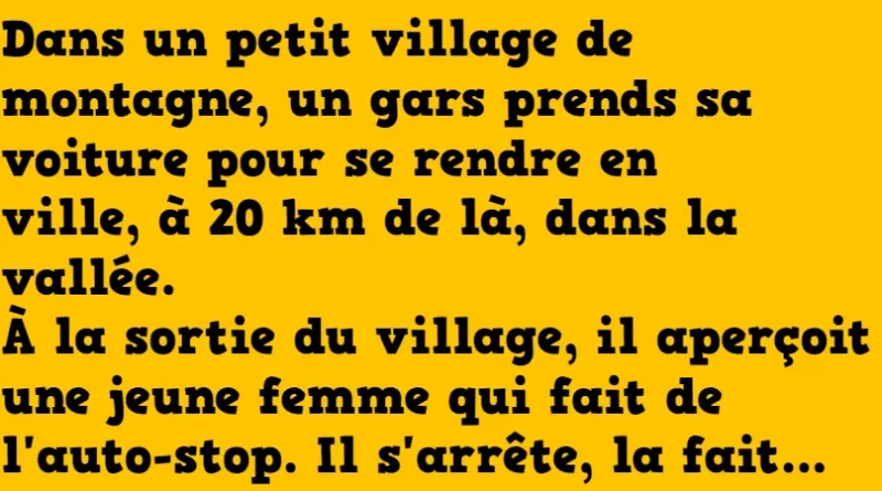 blague auto stop