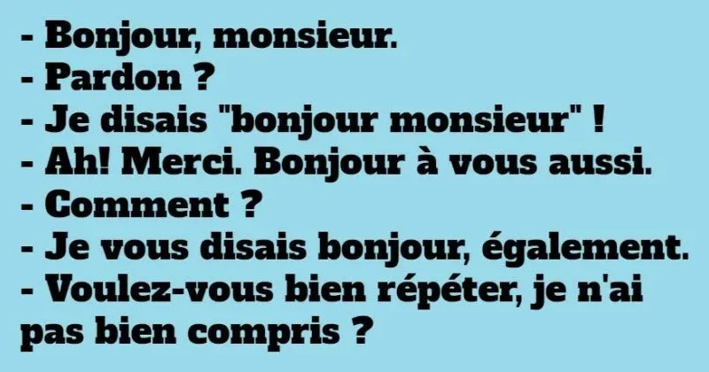 blague bonjour