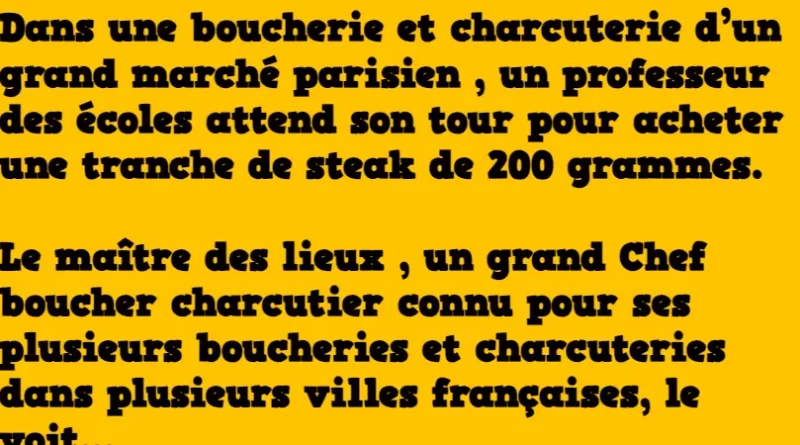 blague dans une boucherie parisienne (1)