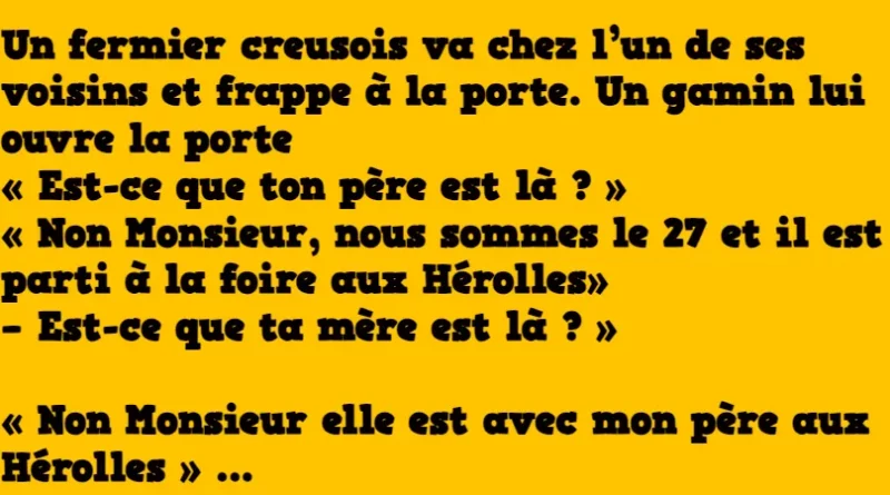 blague je ne connais pas le tarif