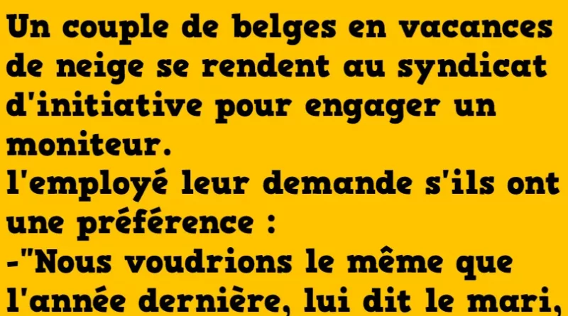 blague le moniteur