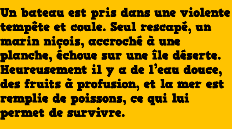 blague le robinson français