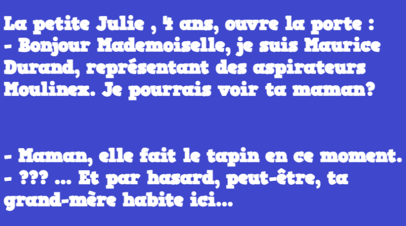 blague les tapins