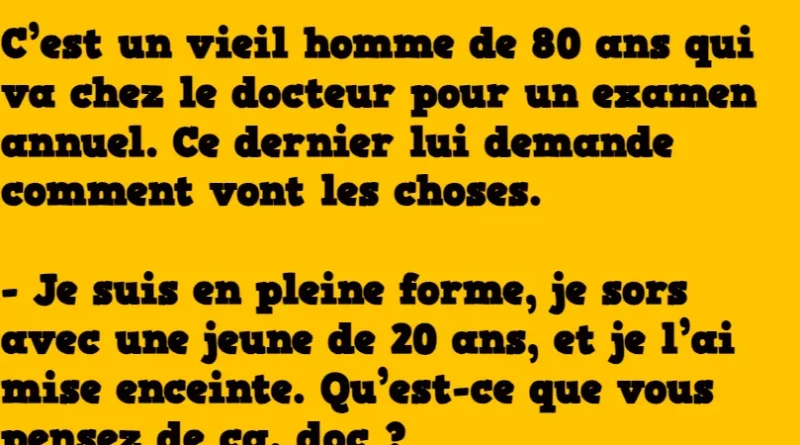 blague l'examen annuel