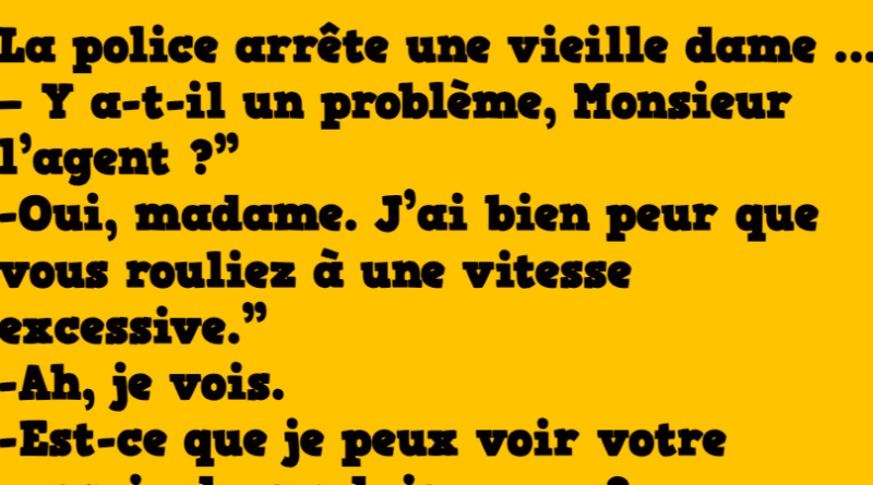 blague mamie ne se laisse pas faire