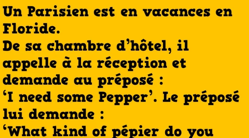 blague quand on parle anglais on parle anglais