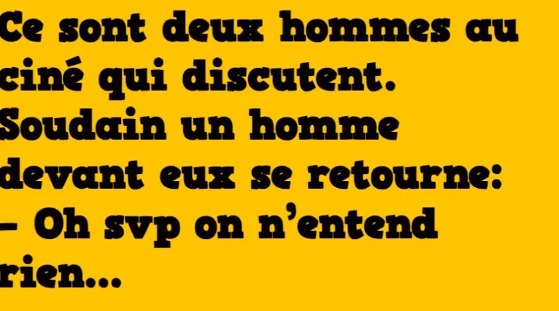blague silence