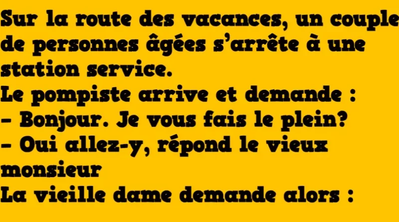 blague sur la route des vacances