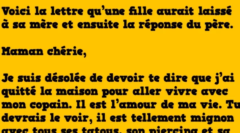 blague une lettre qui fait peur
