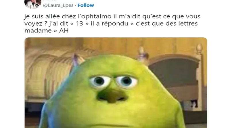 tweet sur les ophtalmos