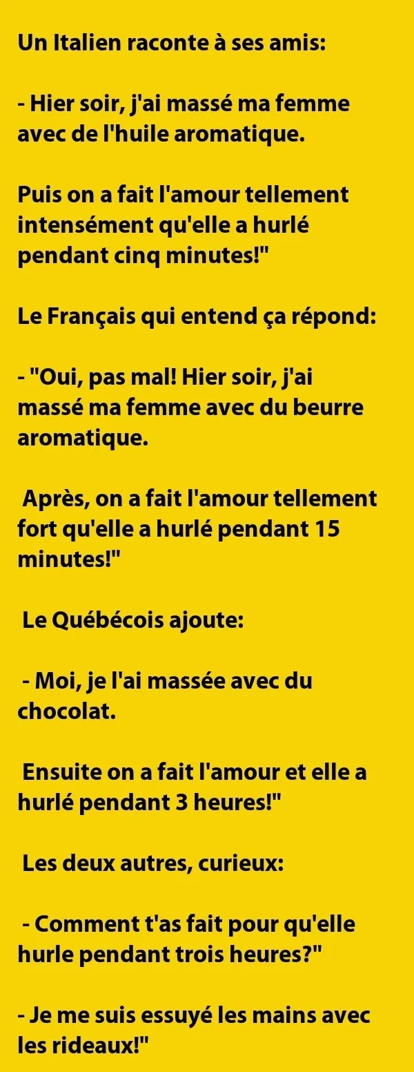 blague un italien raconte à ses amis 