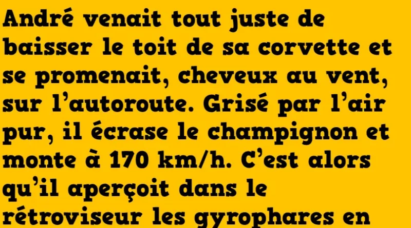 Blague comment éviter une prune pour exces de vitesse