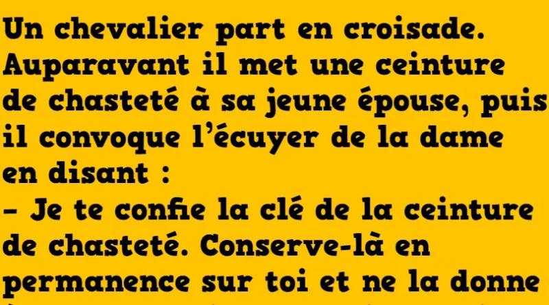 Blague la ceinture de chasteté (1)