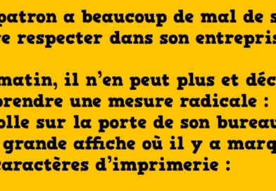 Blague le patron c'est moi