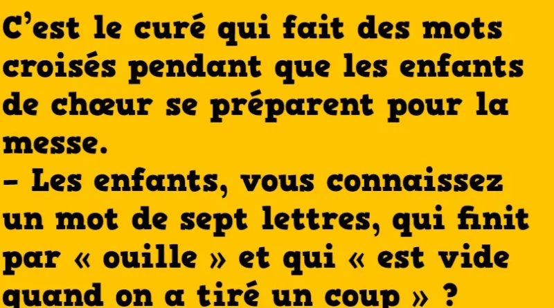 Blague un esprit tordu