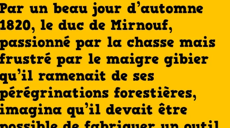 Coûter l’appeau d’Écouille