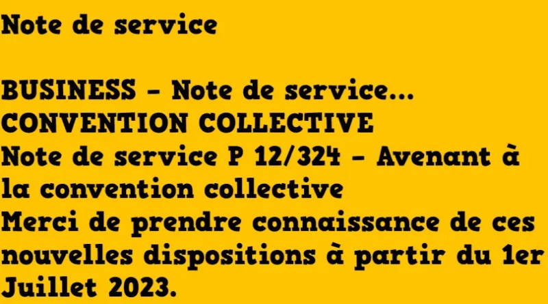 blague convention collective