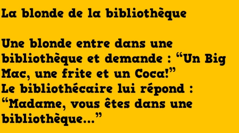 blague deux blondes quittent le bal