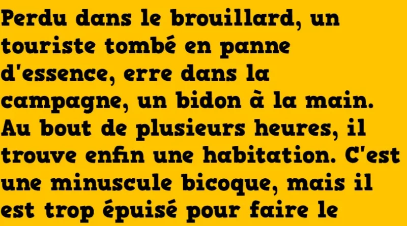 blague la cabane au fonds des bois