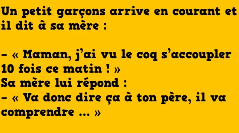 blague le coq et ses poules