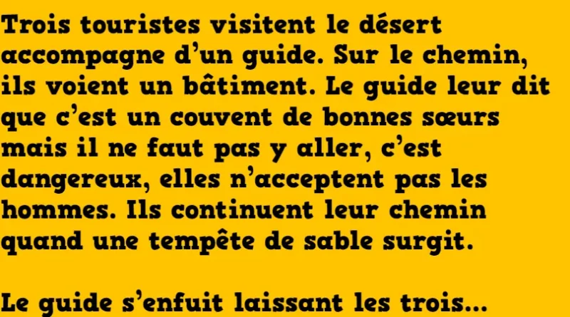 blague les couvents sont dangereux dans le désert (1)