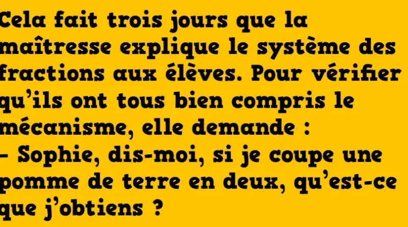 blague les fractions