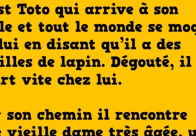 blague les oreilles de Toto