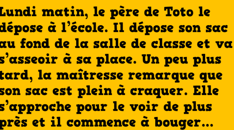 blague mistigri à l'école