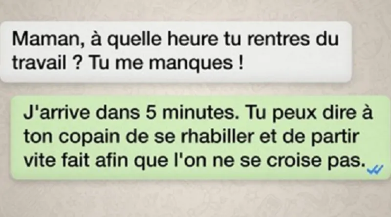 sms typiques des parents