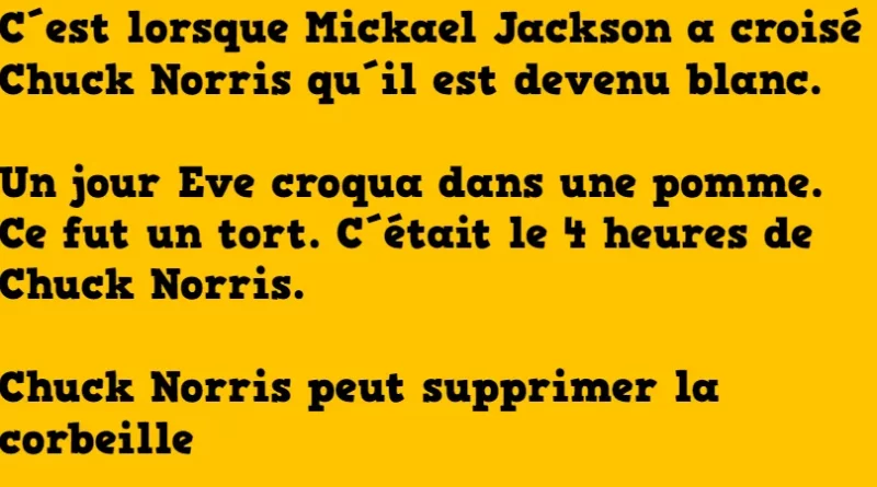 les meilleures de Chuck Norris