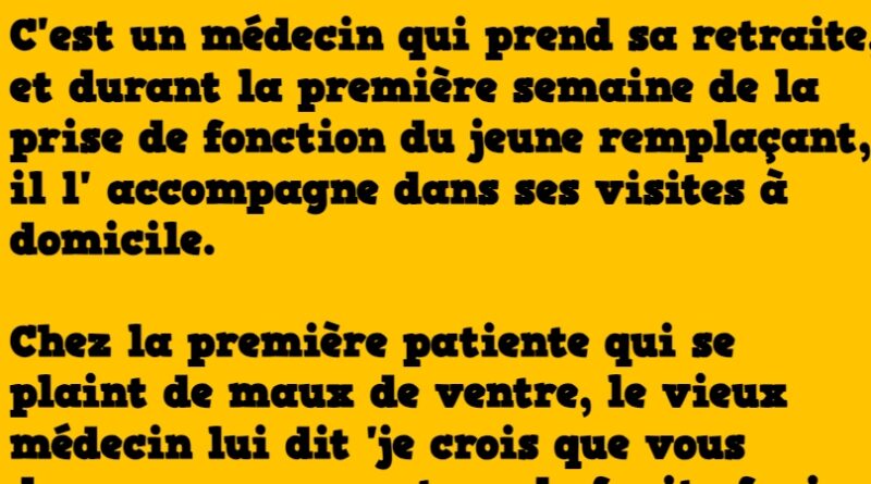 Blague le jeune médecin