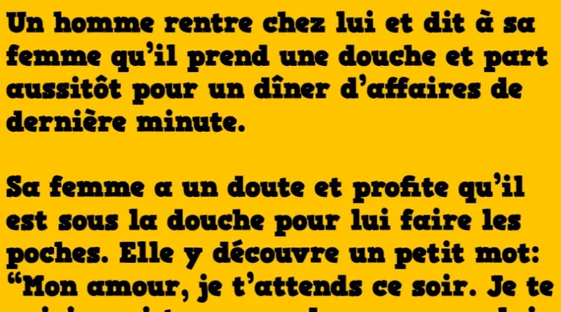 Blague un homme rentre chez lui (1)