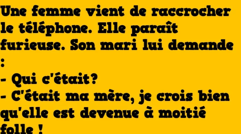 blague allo maman !