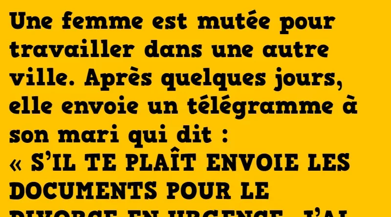 blague elle accepte l'attelage par l'arrière