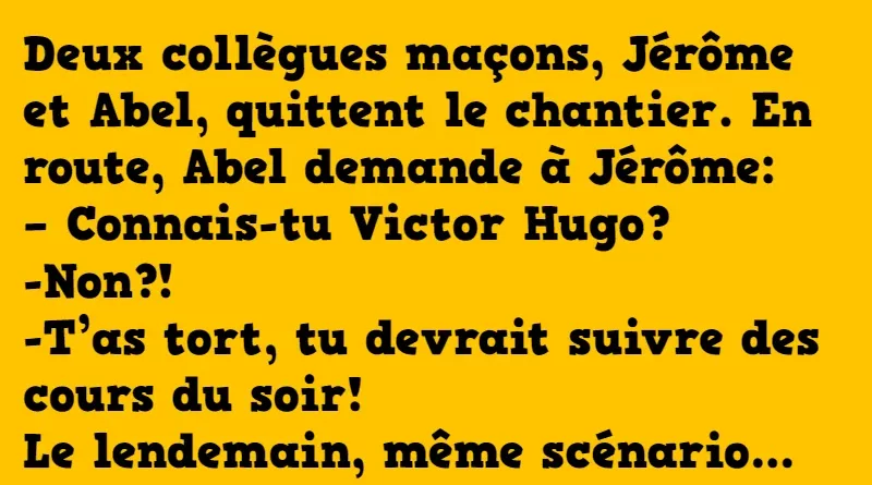blague jerome et abel