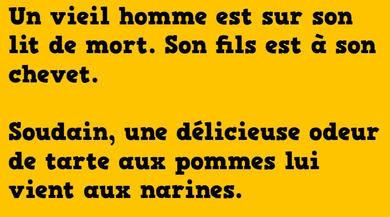 blague la tarte aux pommes