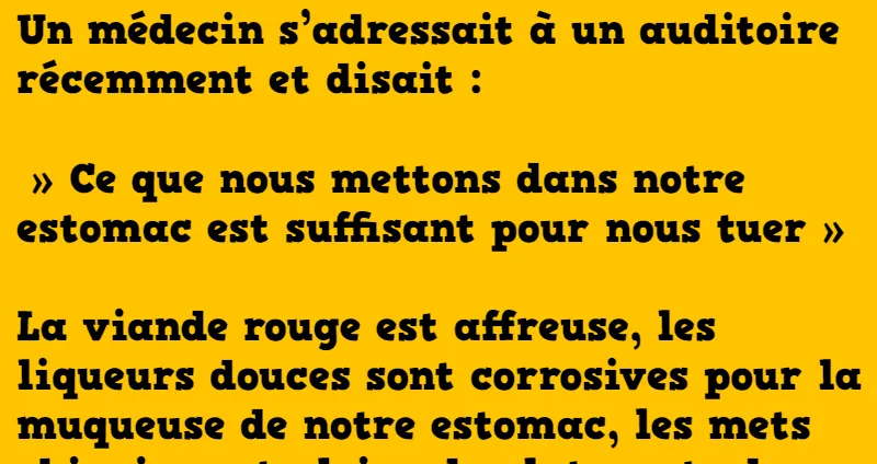 blague le conseil alimentaire