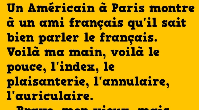 blague le plaisanterie