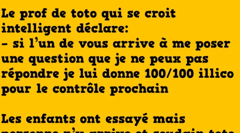 blague le prof de toto