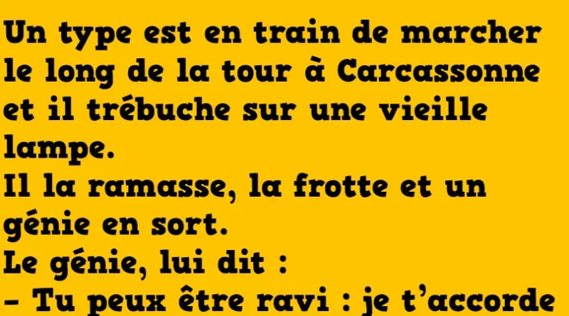 blague un coup de génie