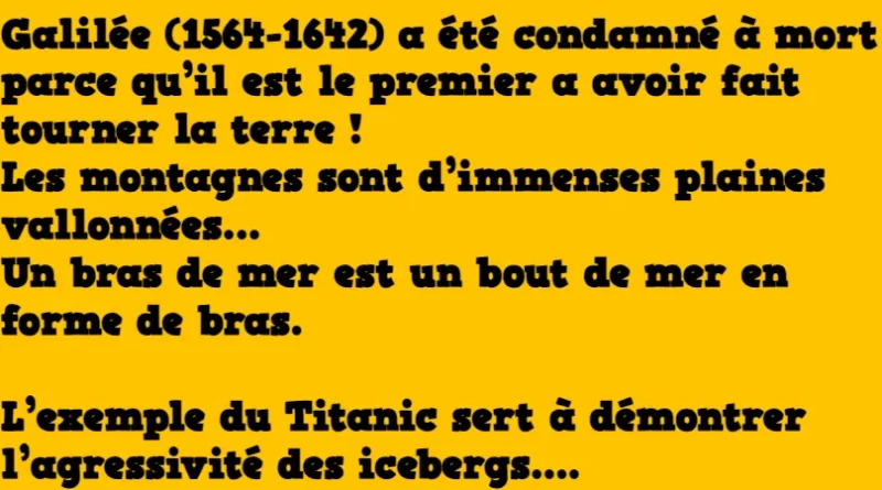 drôle les perles du bac