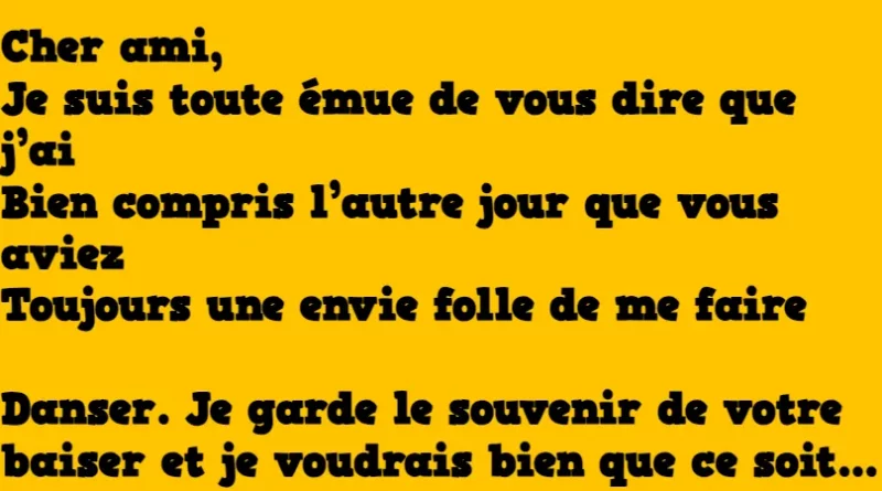 drôle une invitation coquine