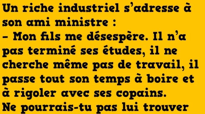 blague la triste vérité