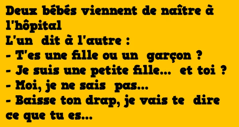 blague t'es une fille ou un garçon