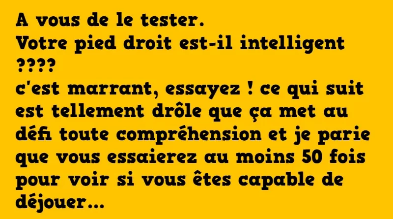 a vous de tester