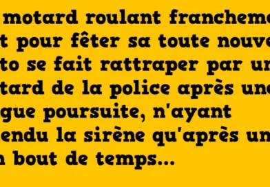 blague abandon de poursuite