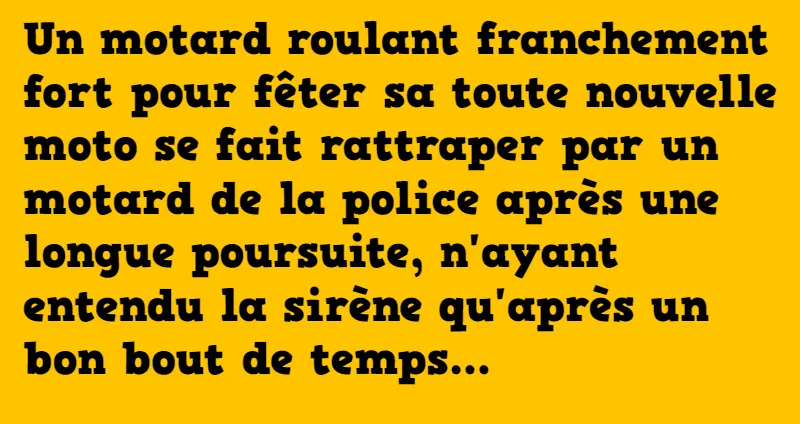 blague abandon de poursuite